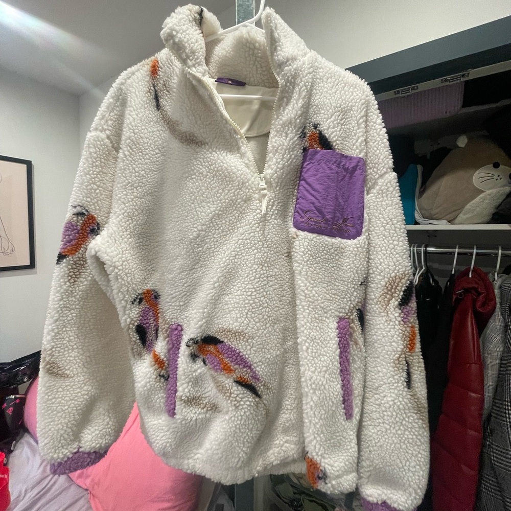 Taylor Swift Koi Fish Sherpa Zip Up